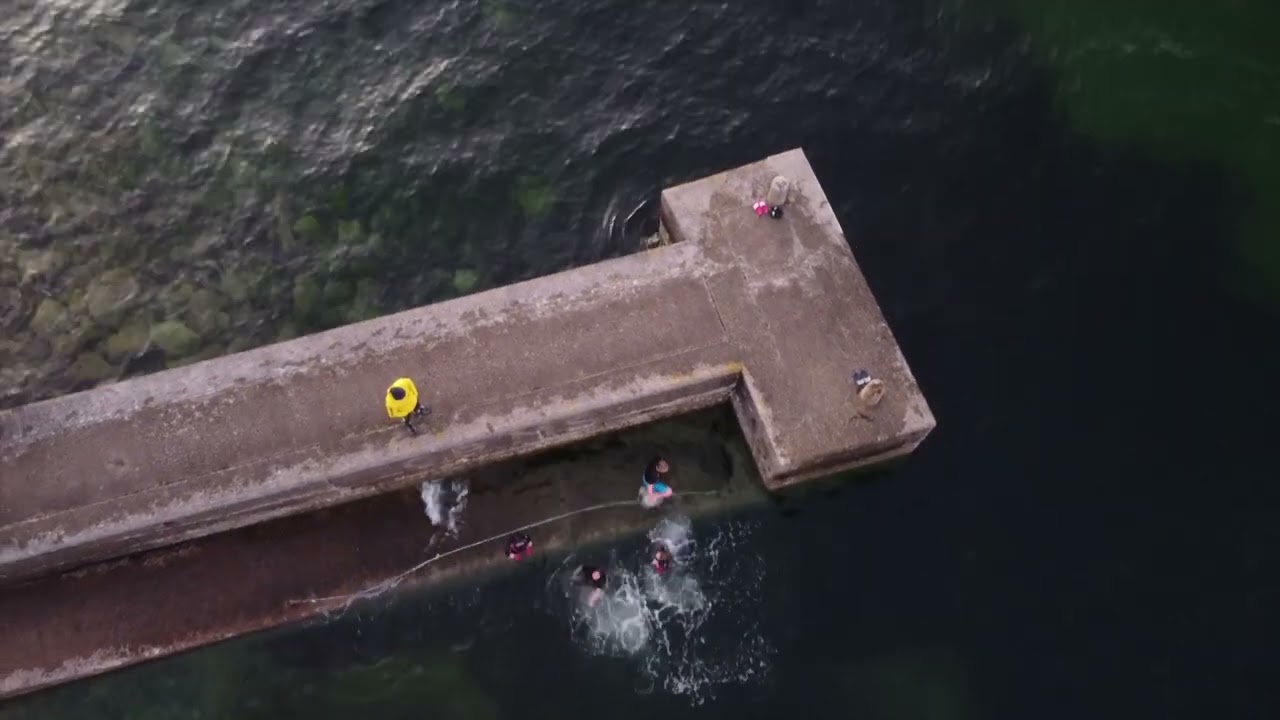 Ireland. Achill island. Drone 4K
