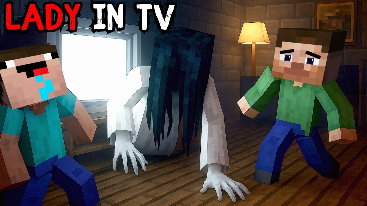 CREEPY TV LADY (Part-2)😨 Minecraft Horror Story in Hindi