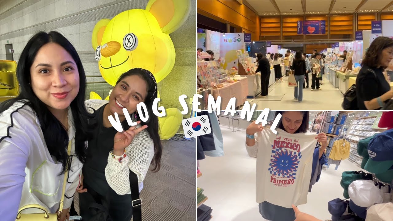 Vlog 🇰🇷 haciendo algo distinto en Seúl! Vimos muchos artistas 👩‍🎨 y compras 🛍️