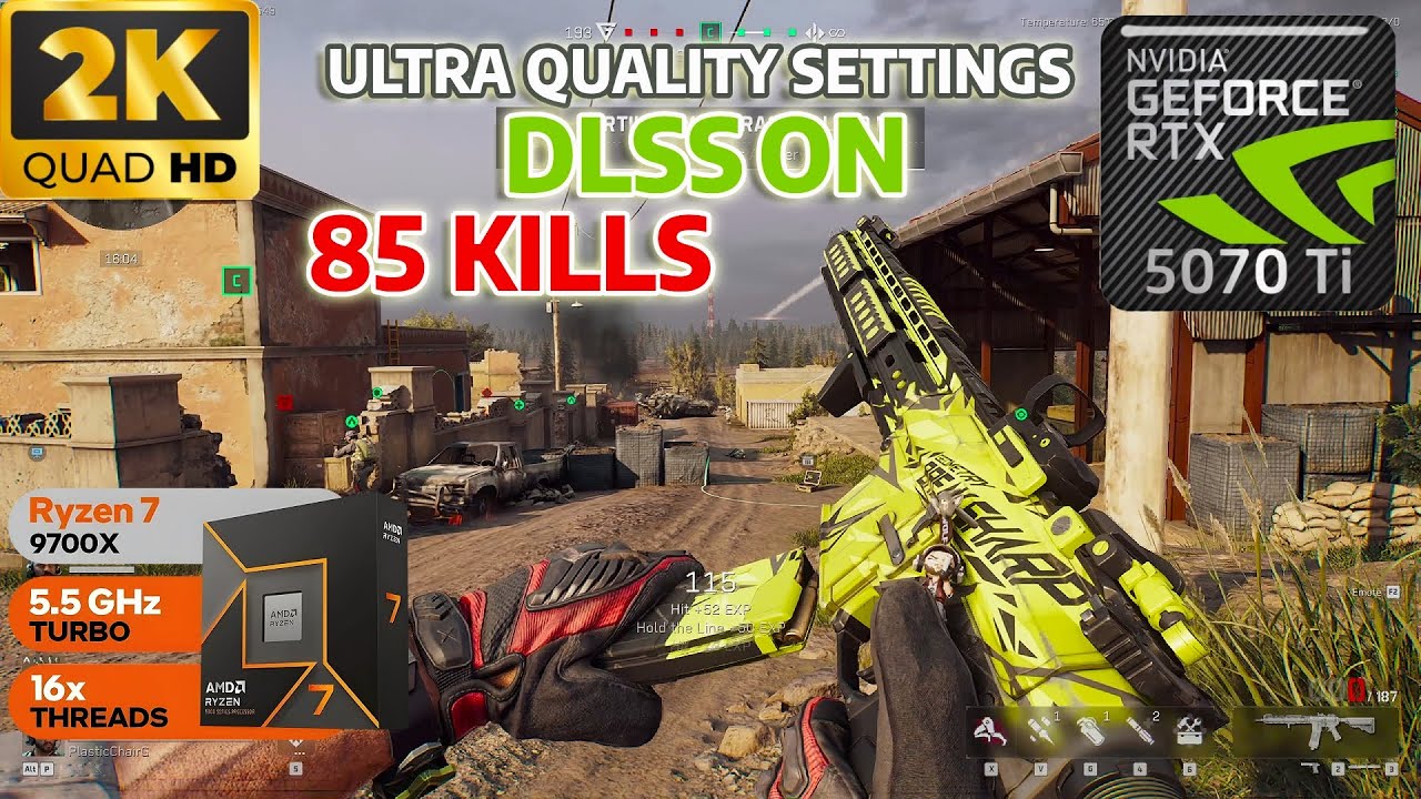RTX 5070 Ti - Delta Force - Ultra Quality Gameplay - DLSS ON - 85 Kills - 2K