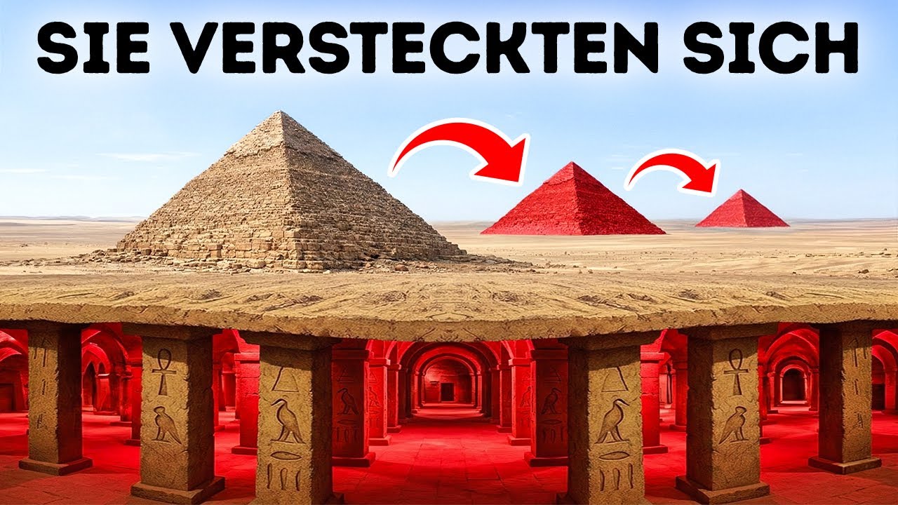 Archäologen enthüllen neue verborgene Kammern unter den Pyramiden