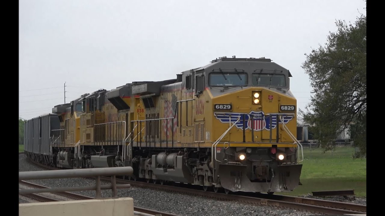 Railfanning Stafford, TX - UP Glidden Subdivision 3/7/2023