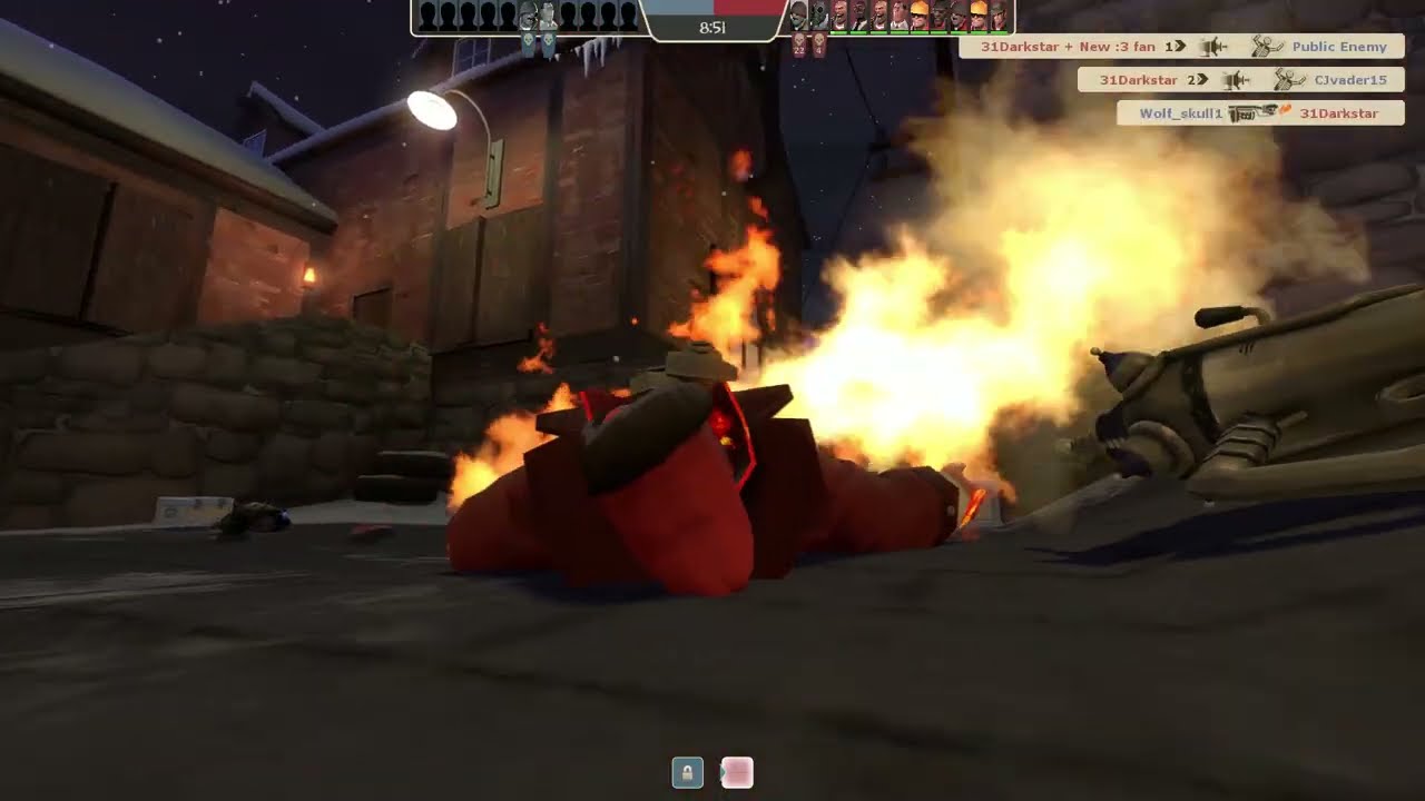 Team Fortress 2 Gameplay 09-Attack/Defend Fortezza (Soldier)