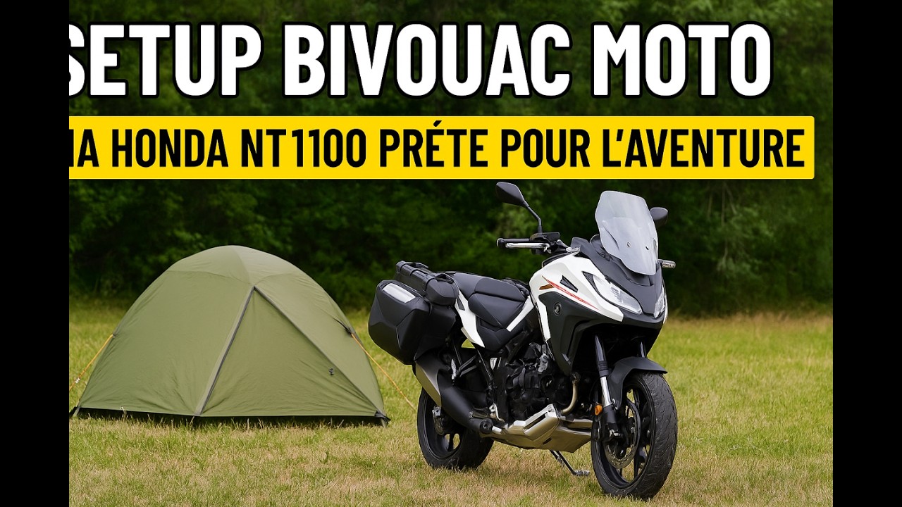 Bivouac moto : comment j’ai préparé ma NT1100 pour l’aventure »