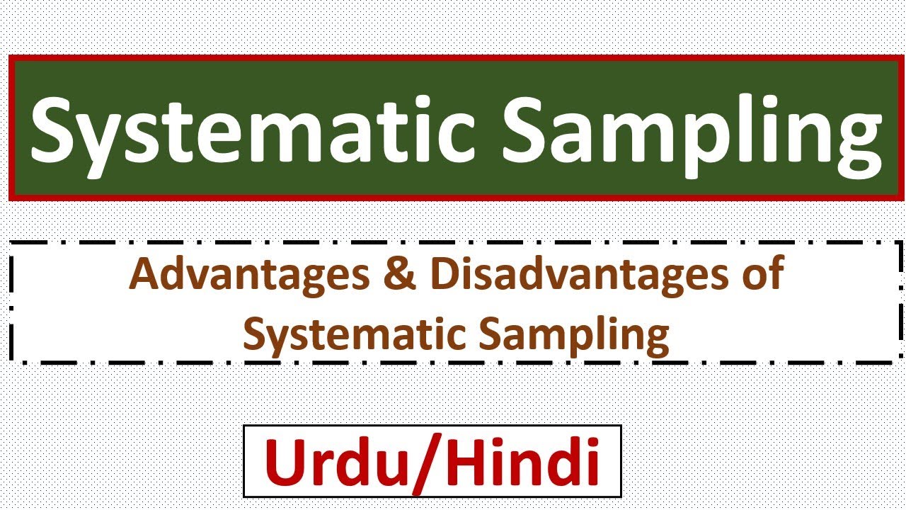 Systematic Sampling-Systematic Random Sampling-Urdu/Hindi