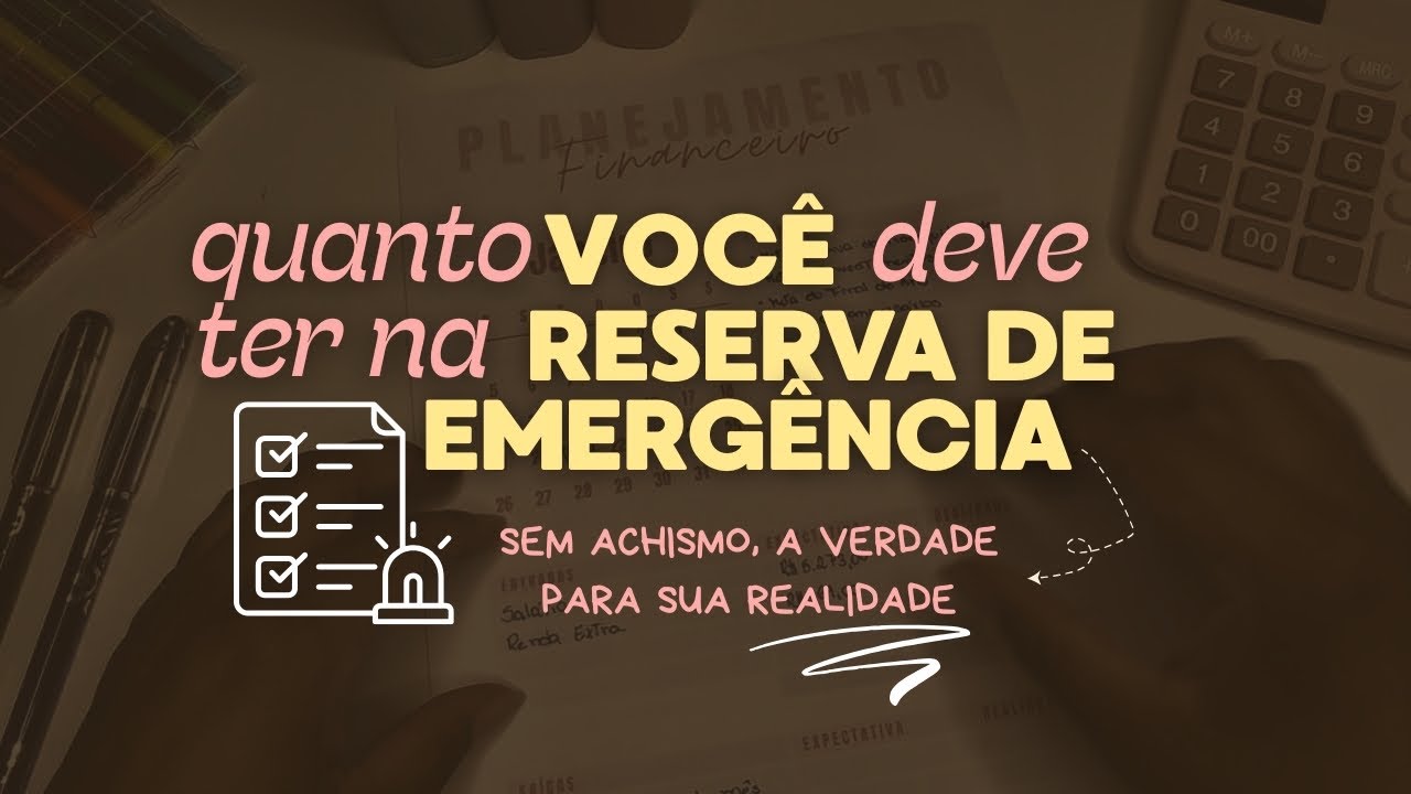 💰 Como EU MONTEI minha RESERVA DE EMERGÊNCIA na prática (E você também pode montar a sua!)