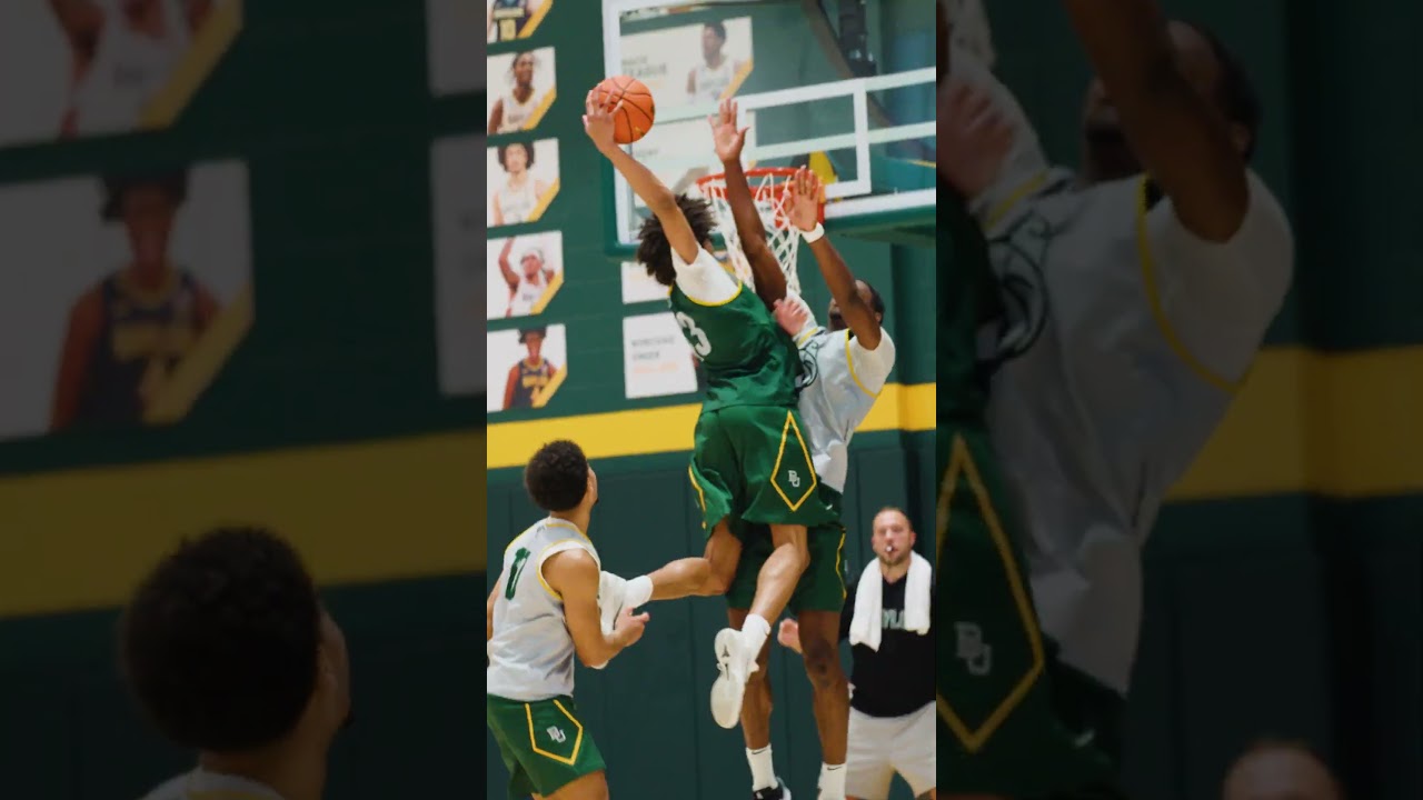 Cam Carr POSTER on the first day of practice 🫣 #collegebasketball #dunk