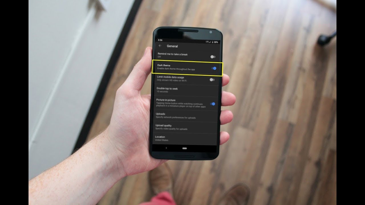 YouTube's Android app is finally getting a dark theme