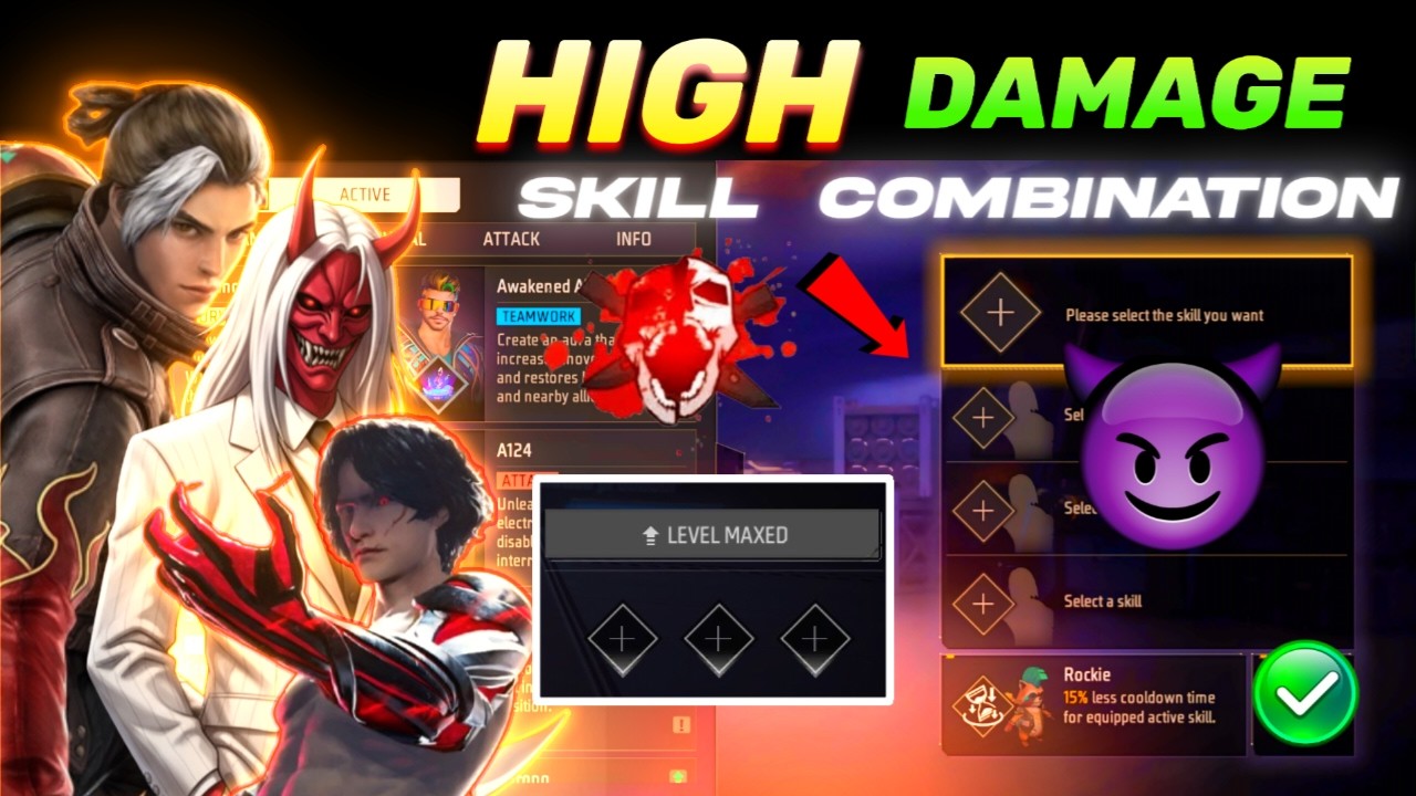 11 May 2026 🔥 HIGH DAMAGE SKILL COMBINATION | Best Character Skill for BR rank