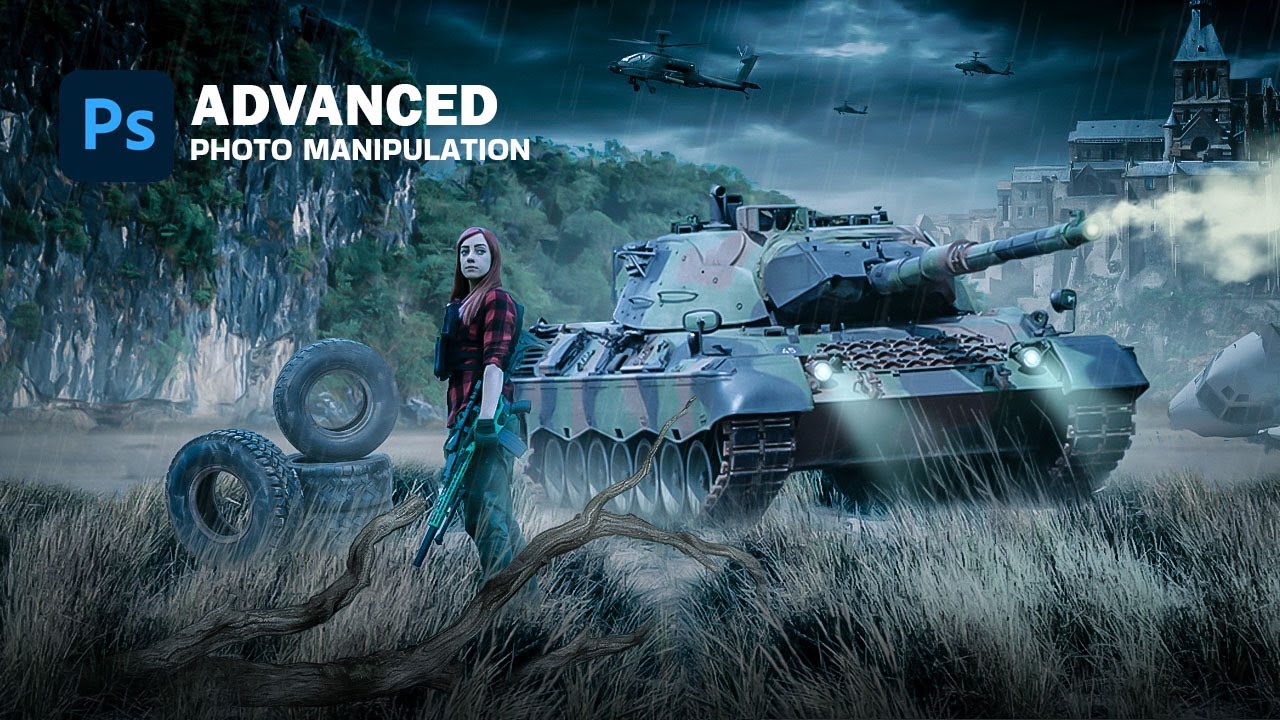 Cinematic photoshop manipulation tutorial||Photoshop tutorial #manipulation #photoshoptutorial