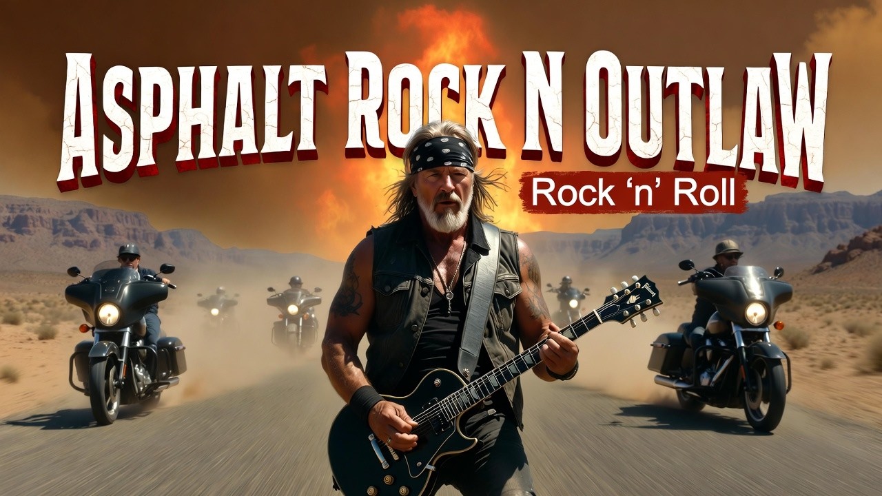 Asphalt Rock n Outlaw 🔥 Vintage Rock n Roll 🎸 Desert Road Legends