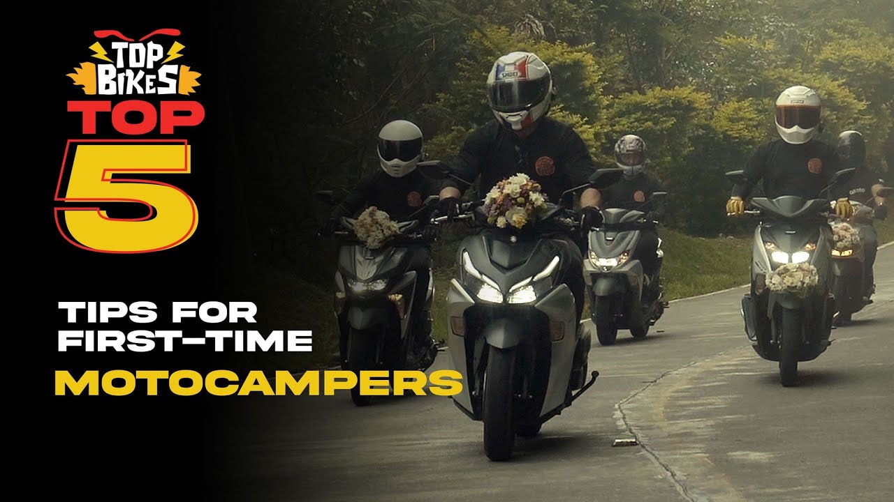 Motocamping for the First Time! | Baguio camping with Yamaha Mio #findURtrip scooters