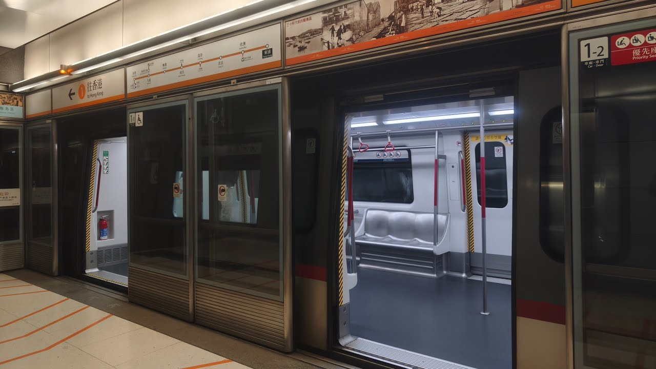 【東涌東平頂之慢速行走】港鐵東涌綫 TCL K-train(V613/V813) 往東涌全程 行車片