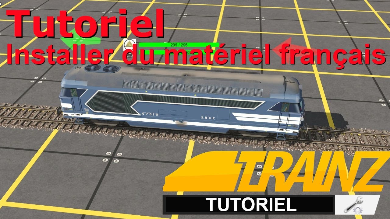 Trainz 2019 - Tutoriel - Installer du matériel français