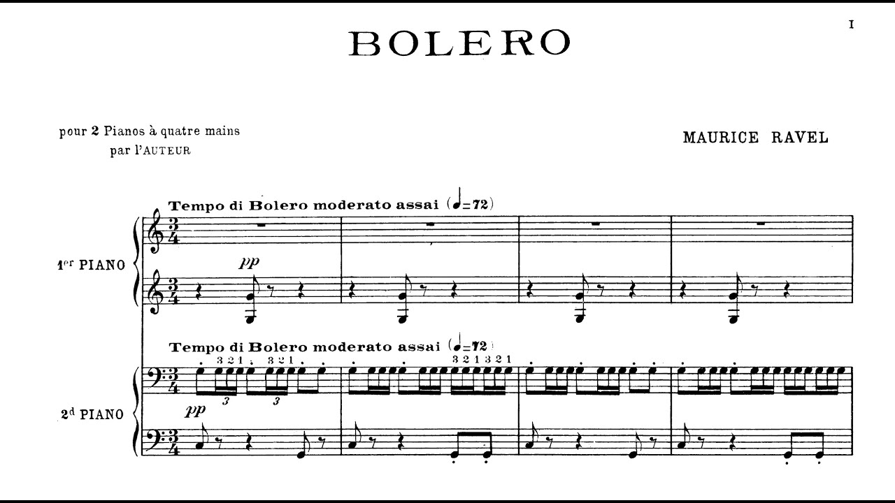 Ravel: Bolero (in just intonation)
