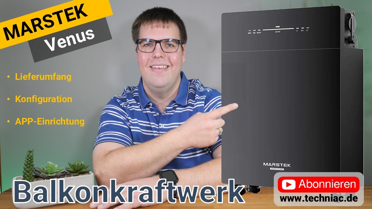 MARSTEK Venus – AC-Speicher für PV-Anlagen und Balkonkraftwerke – Techniac