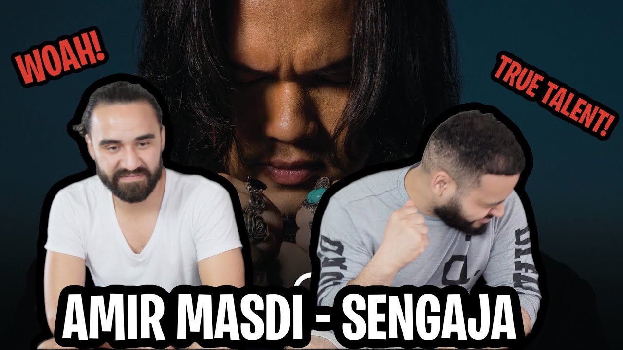 Americans 🇺🇸 React to Sengaja  - AMIR MASDI | Official Lyric Video | Reaction!! 🇲🇾