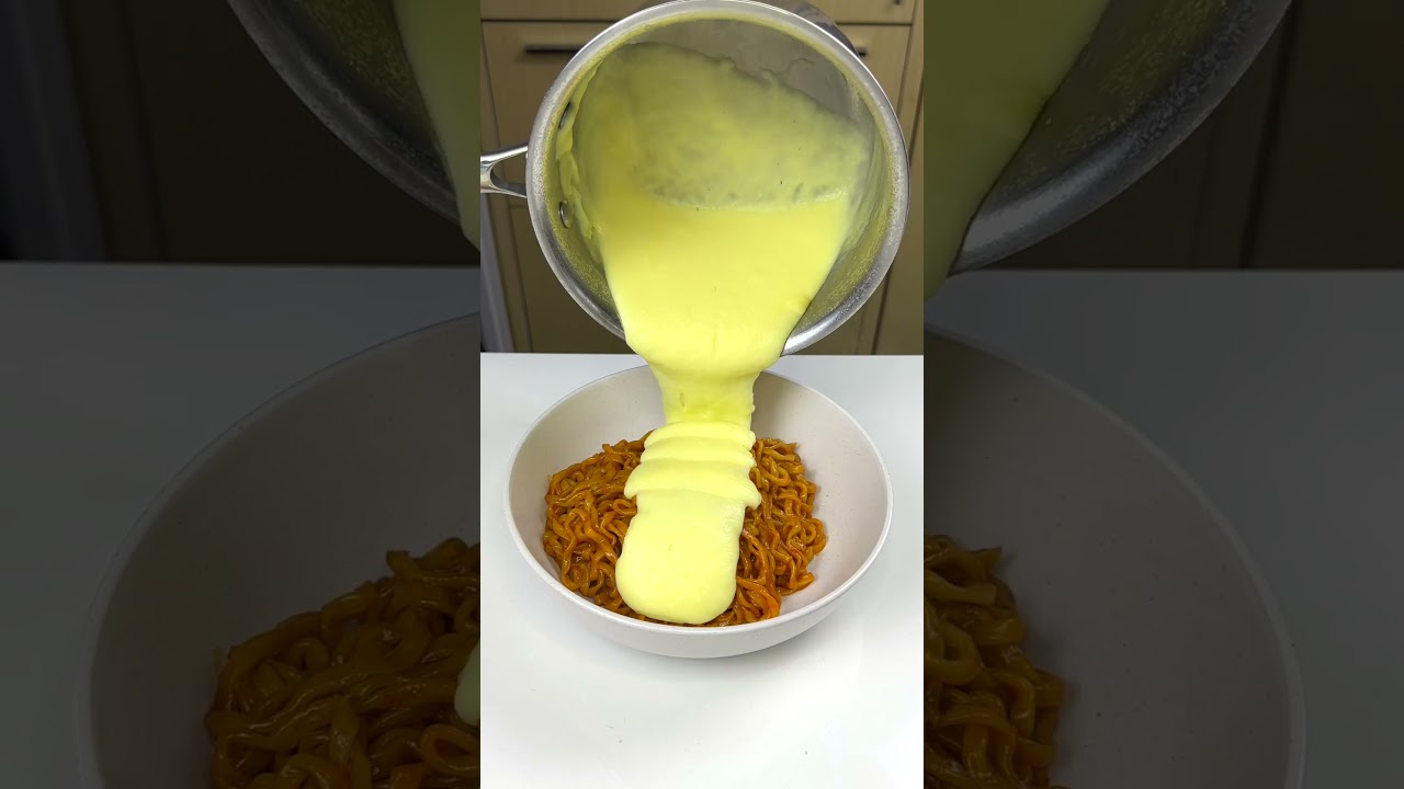 Cheesy Potato Fire Noodle  #firenoodles #potato #cheesepull #cheese