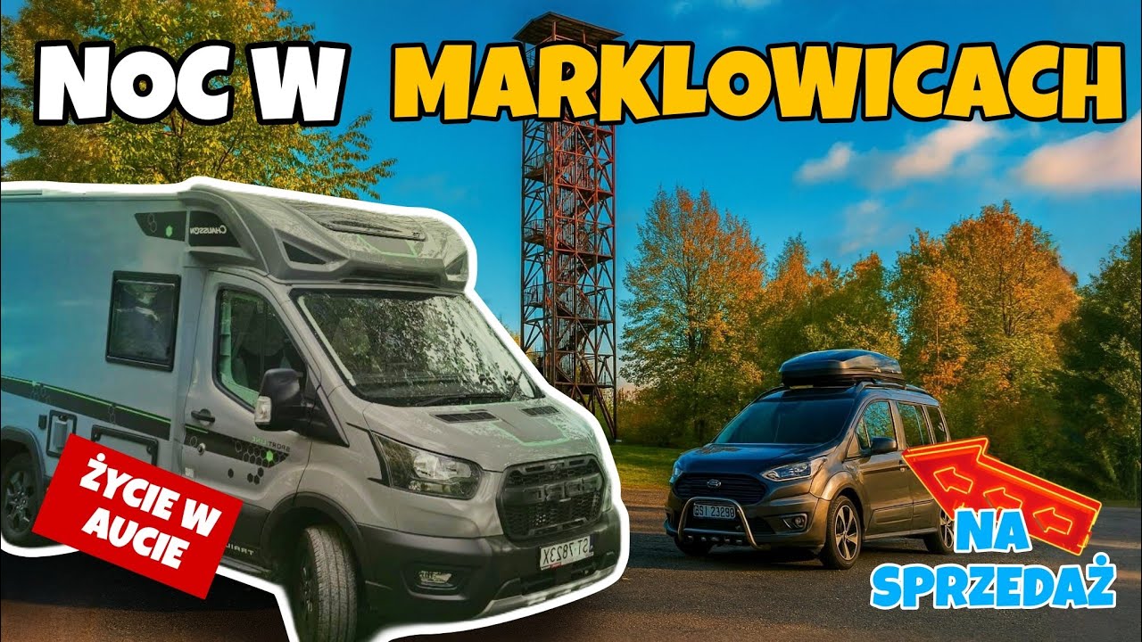 Pierwsza noc w kamperze pod wieżą widokową!  Stary Ford wraca do gry!