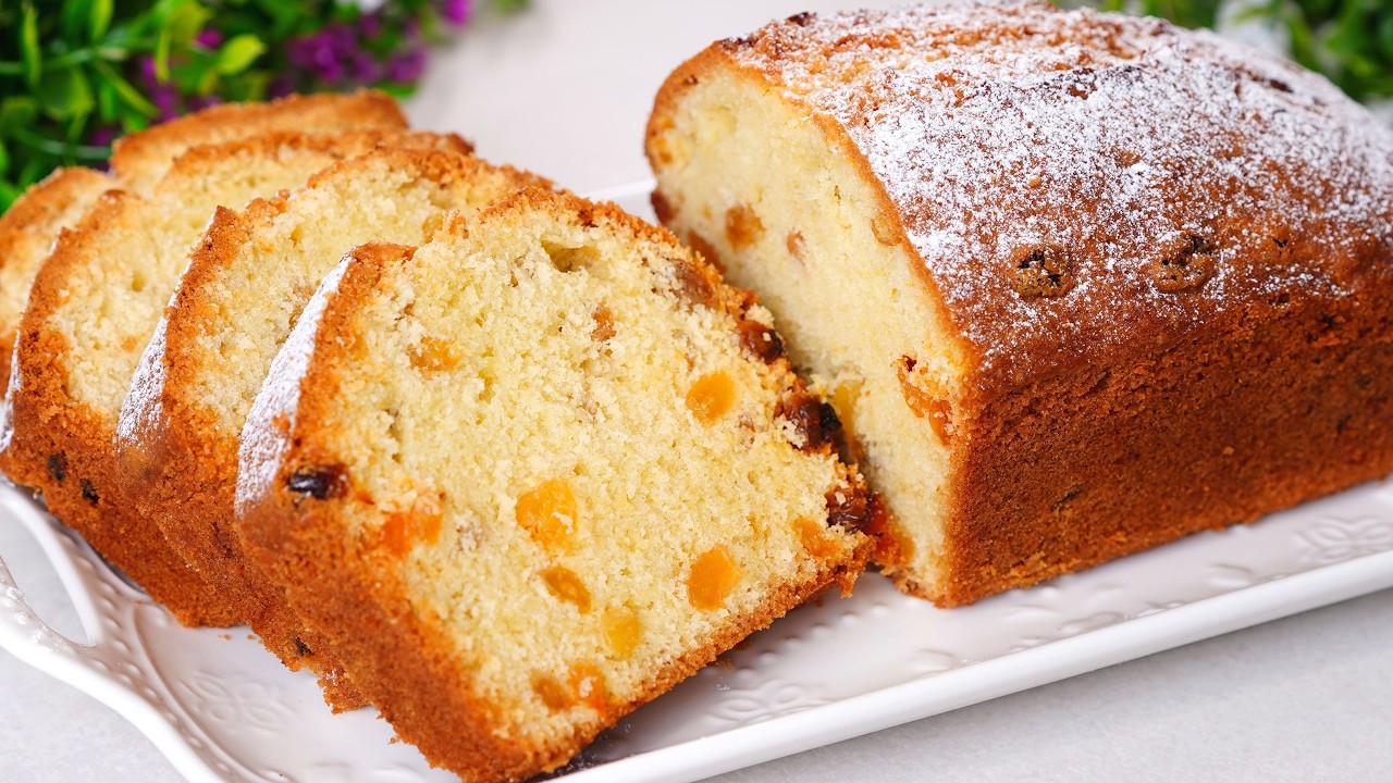 The Perfect Raisin Loaf Cake 🍰 | Moist, Buttery & Easy Homemade Recipe