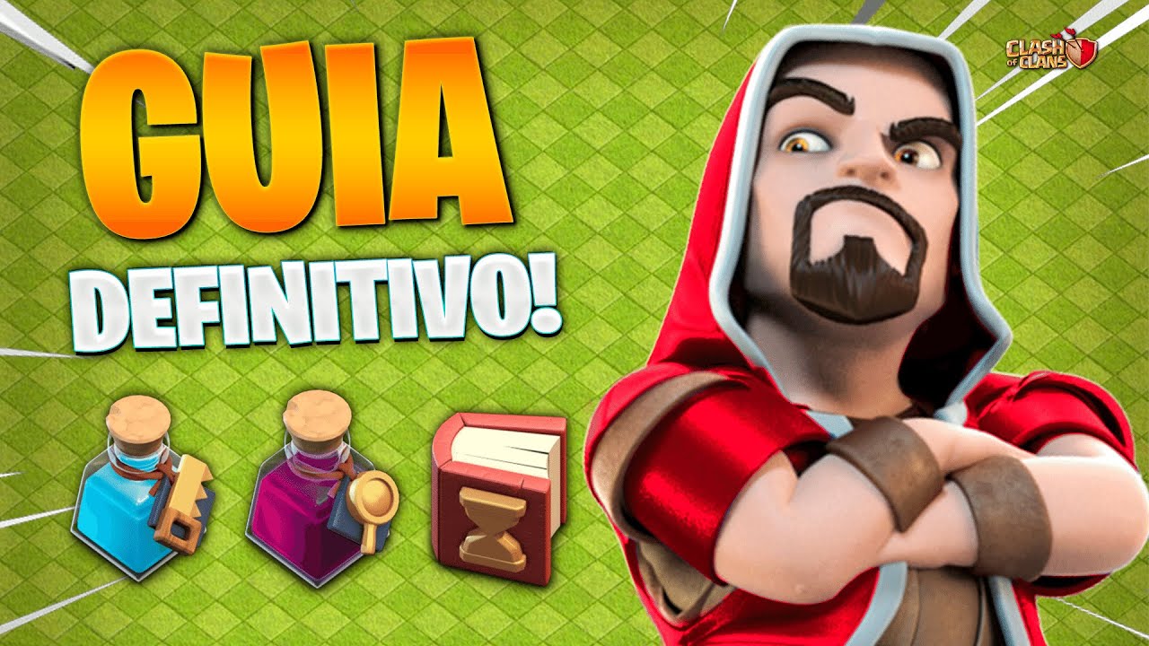 UP RÁPIDO! TUDO SOBRE AS POÇÕES, LIVROS E ITENS MÁGICOS NO CLASH OF CLANS 2023!⚔️