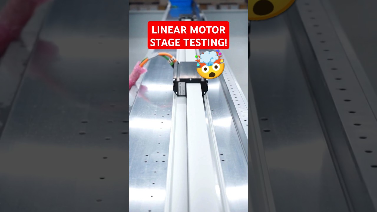 MLE2 Linear Motor Stage by SINADRIVES | High-Precision Motion Redefined! #automatedsolutions