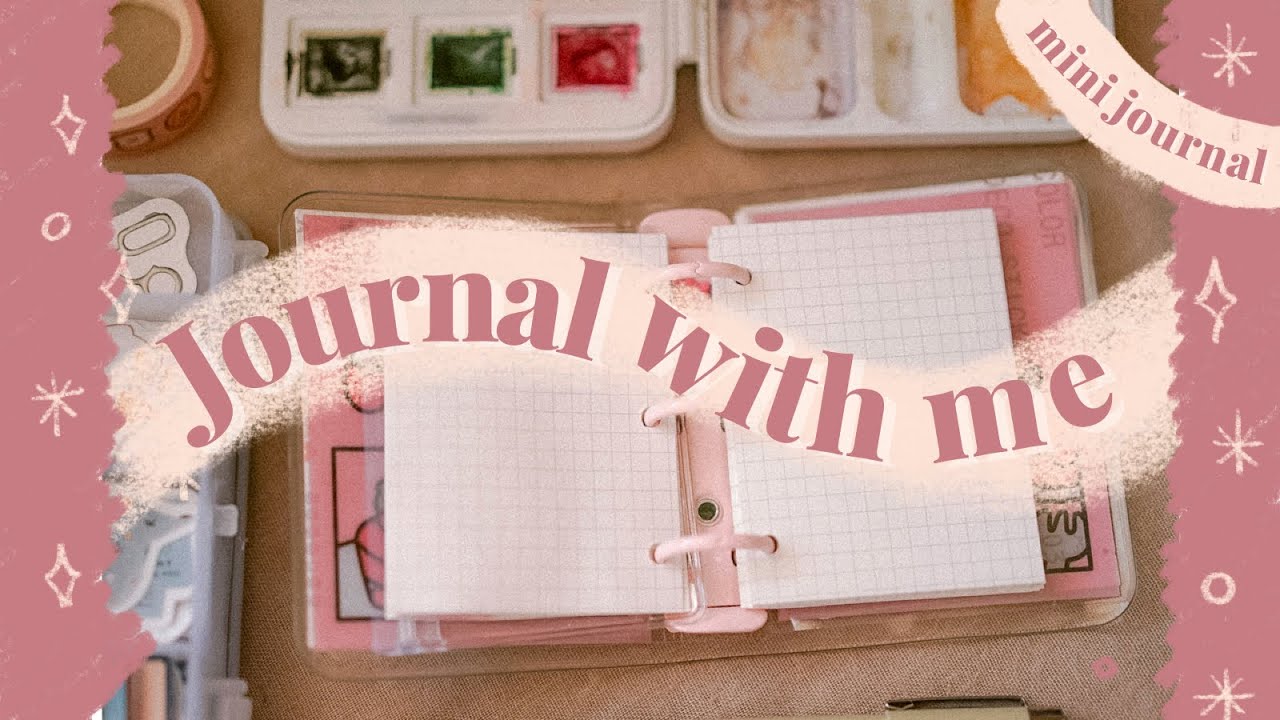 Journal with me | decorate my 3 ring mini binder | theme collab with Glaiza Bujo | Journal with Cat