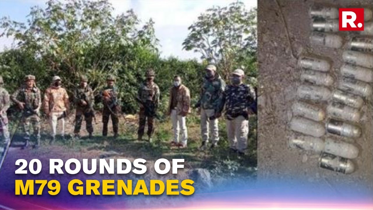 Manipur Police & Assam Rifles Unearth Arms Cache With 20 Rounds Of M79 Grenade In Kakching