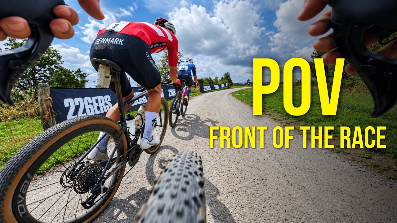 POV From the Front of the Race | UEC Gravel European Championships 🇪🇺