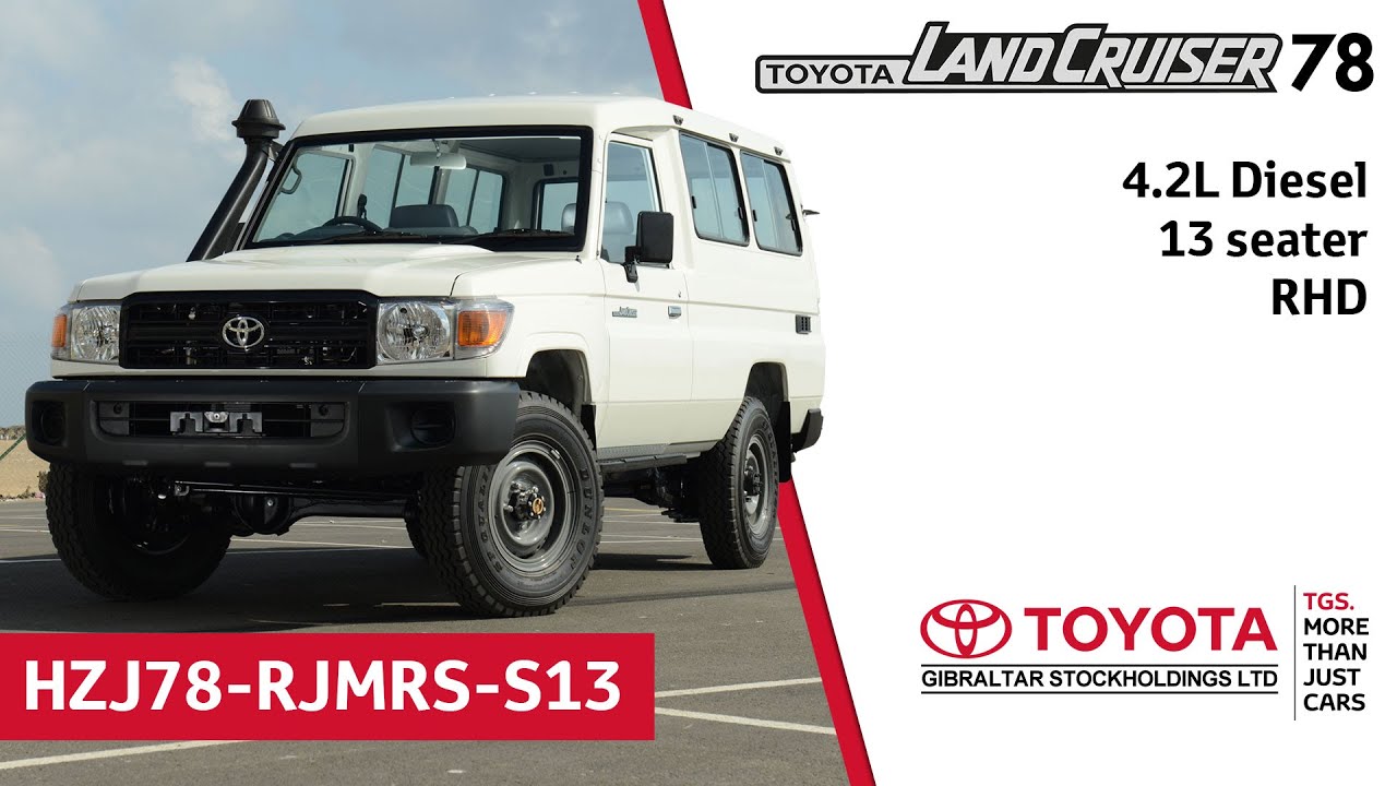 Toyota Land Cruiser Hardtop 78 - 4.2 Diesel - 13 seater - RHD