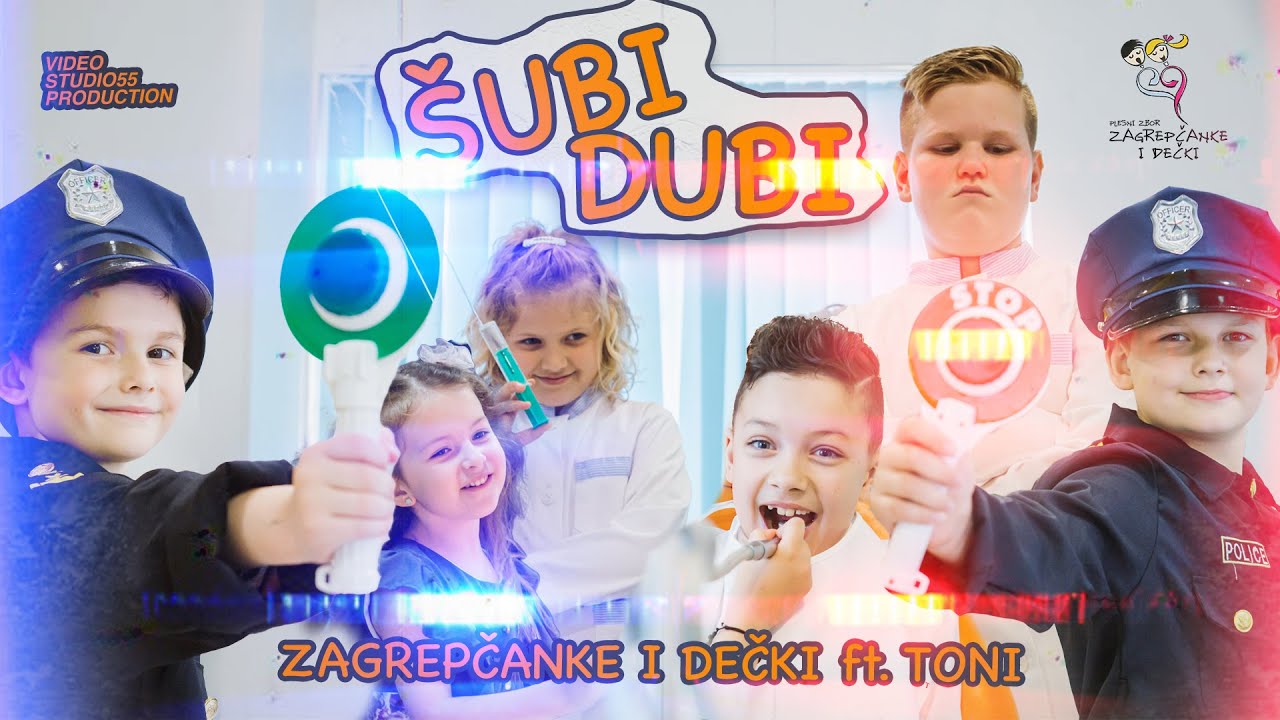 ŠUBI DUBI - Zagrepčanke i dečki feat. TONI (Official music video) Kids Song