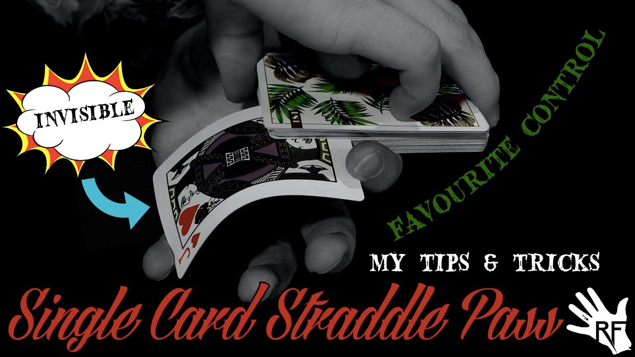 LEARN My FAVOURITE Card Control | Single Card Straddle Pass Tutorial (The FAIREST Control!!)