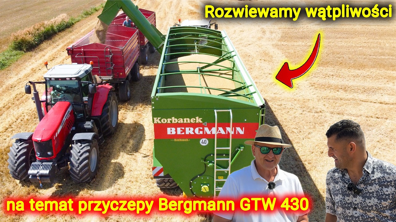 Bergmann GTW 430 w pracy👉odpowiadamy na Wasze pytania odnośnie do przyczepy przeładowczej [Korbanek]