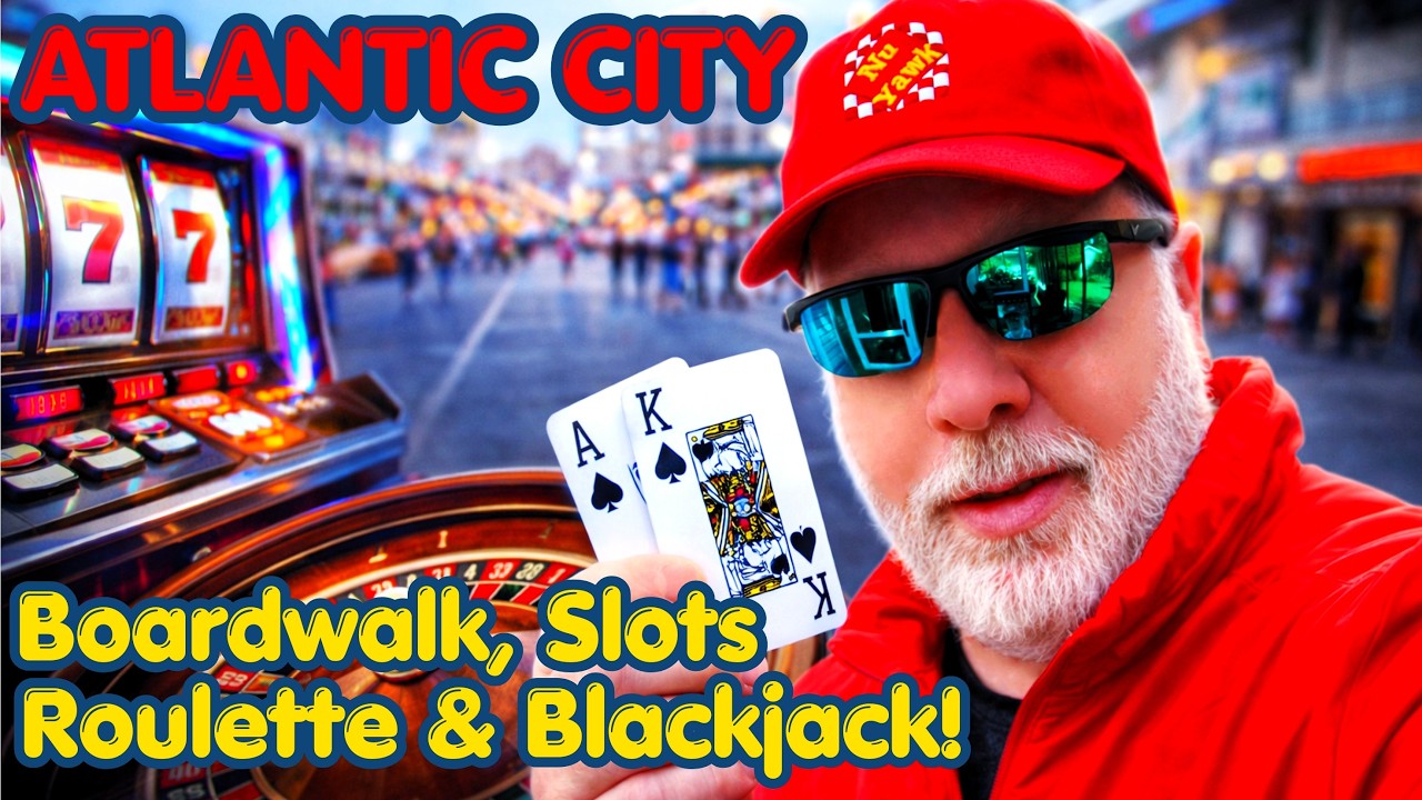 🟡 ATLANTIC CITY: I Stop At Every Casino On The Boardwalk! Slots, Roulette & Blackjack + Latest News!