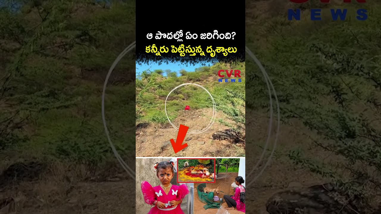 ఆ పొదల్లో ఏం జరిగింది? కన్నీరు పెట్టిస్తున్న దృశ్యాలు | Tuni Missing Case | CVR NEWS