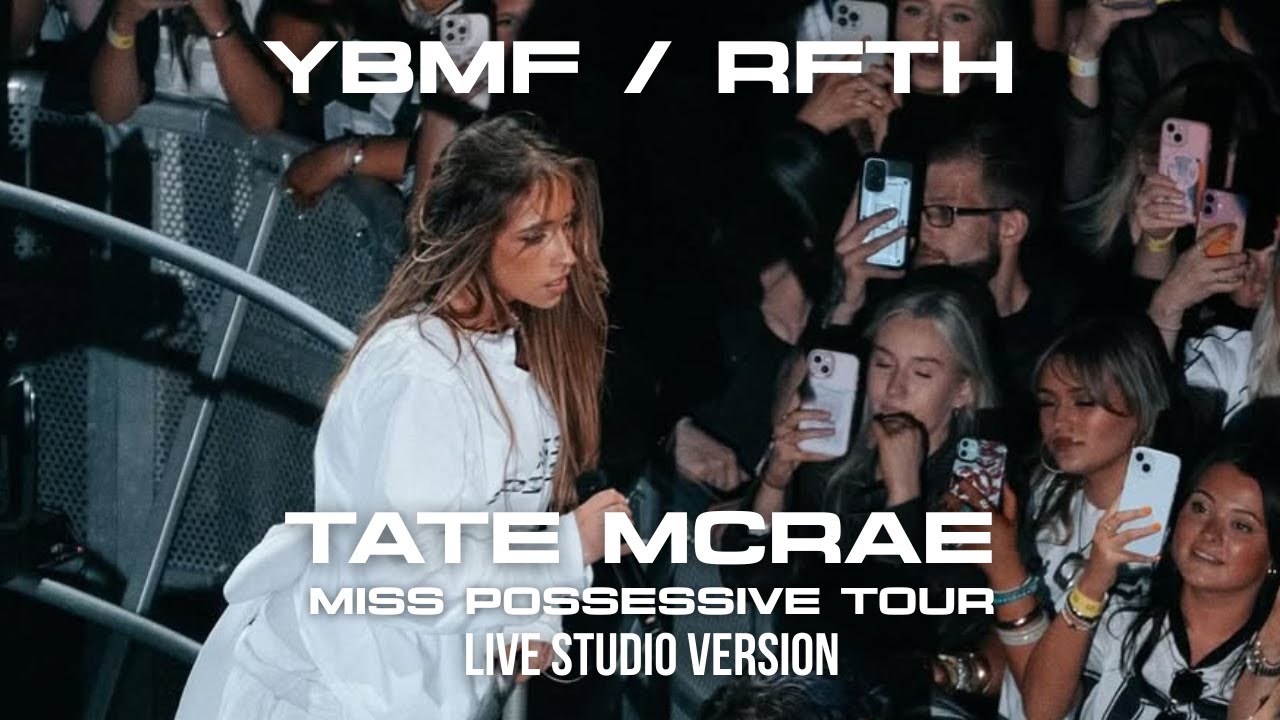 Tate McRae - You broke me first / Run for the hills - The Miss Possessive Tour (Live Studio Version)