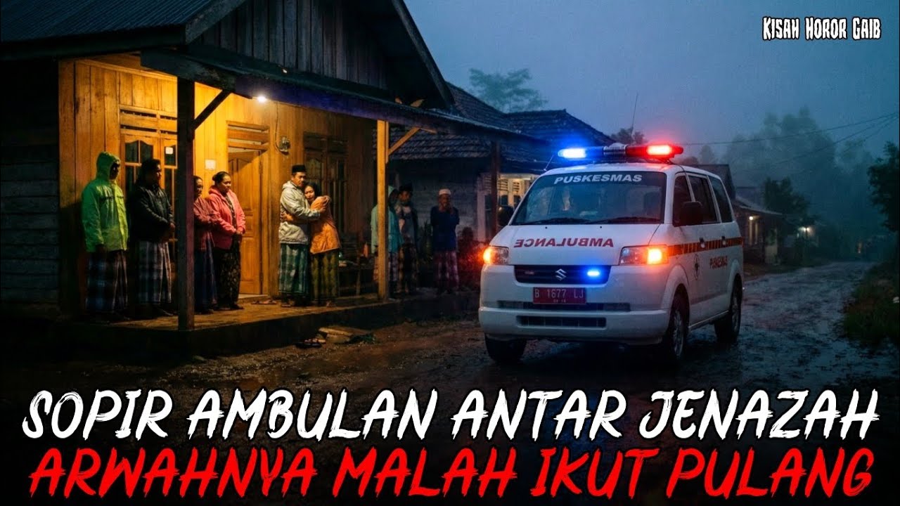 SOPIR AMBULAN ANTAR JENAZAH KERUMAH DUKA TAPI ARWAHNYA MALAH IKUT PULANG SOPIR UNTUK SAMPAIKAN PESAN