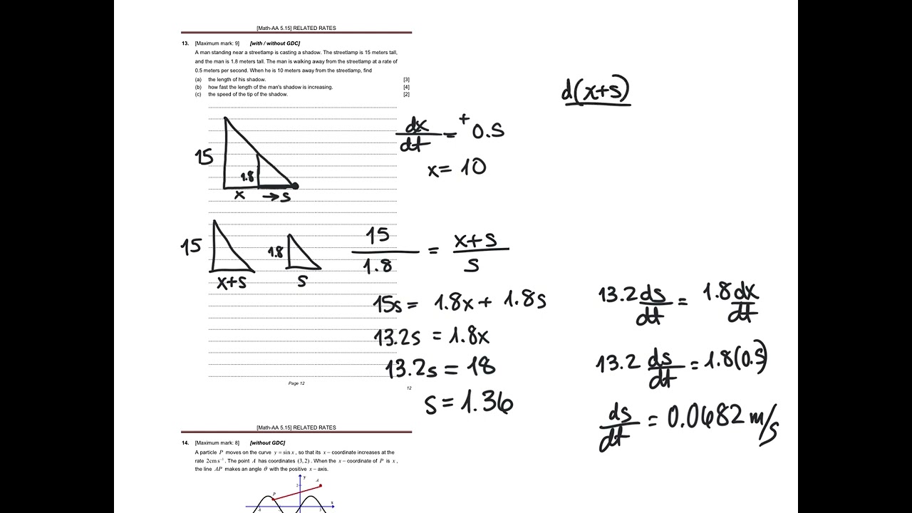 Related rates 2