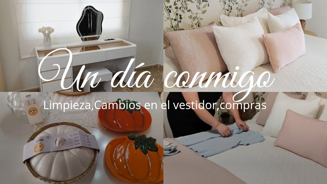 NUEVOS CAMBIOS EN EL VESTIDOR + compras para otoño💕un día conmigo