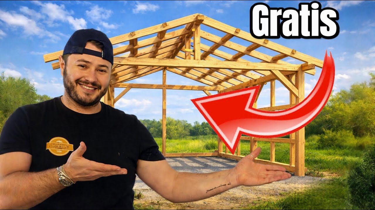 COSTRUISCO UN MEGA CAPANNO EP.2 [strutture portanti]