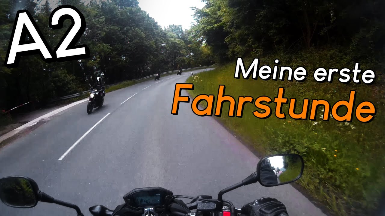 Meine erste Motorrad Fahrstunde - A2 Führerschein