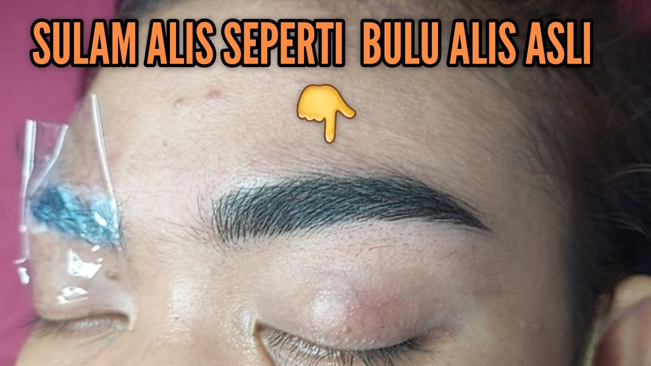 Microblading Brows || Serat Dibuat Menyerupai bulu alis asli sehingga terlihat lebih natural