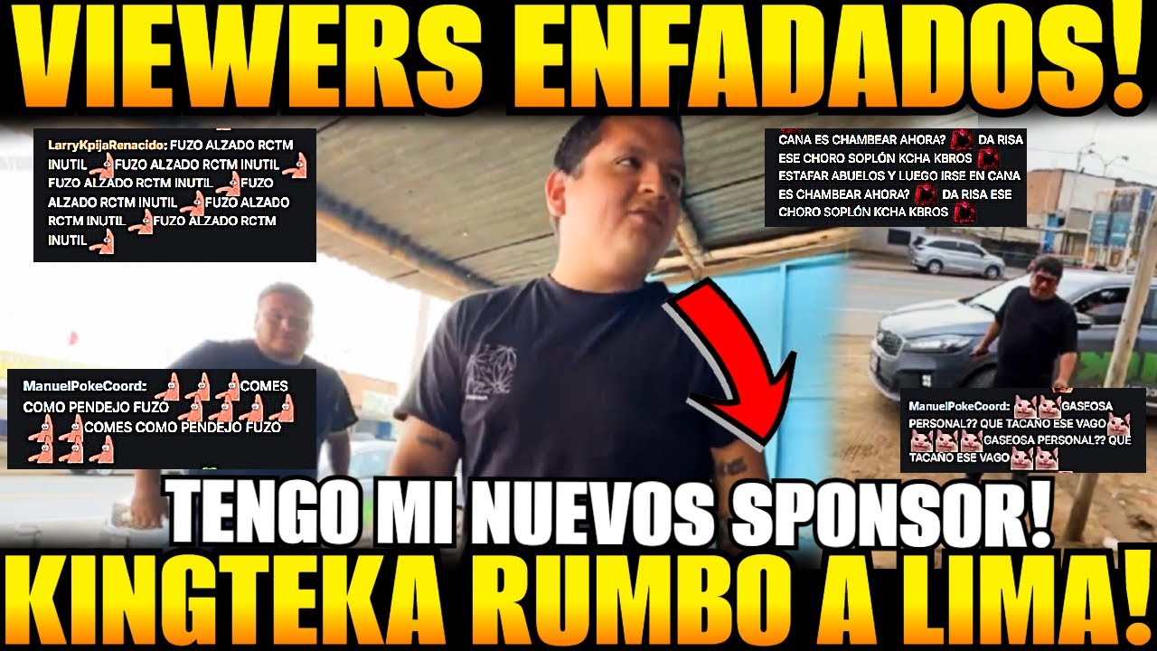 😲KINGTEKA RUMBO a LIMA 30 HORAS😲 VIEWERS ASADOS  con FUZO!