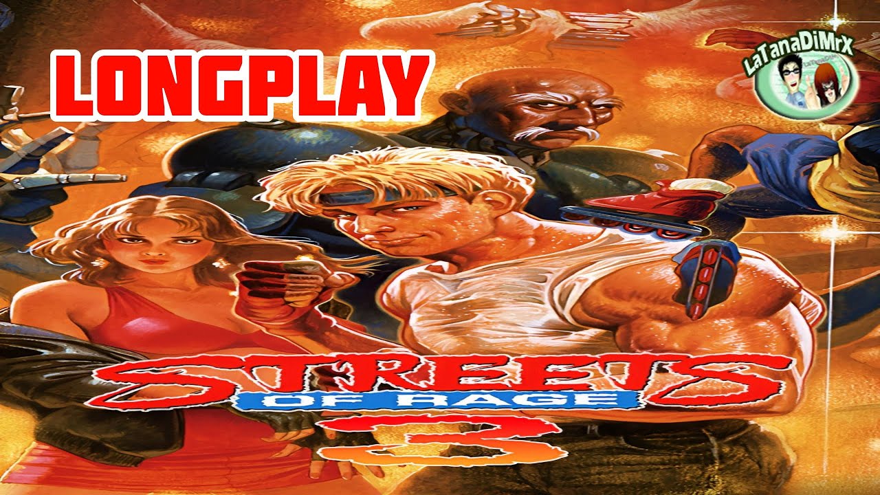 Street of Rage 3 (ベア・ナックルIII) Sega Mega Drive Longplay 1994 [HD]