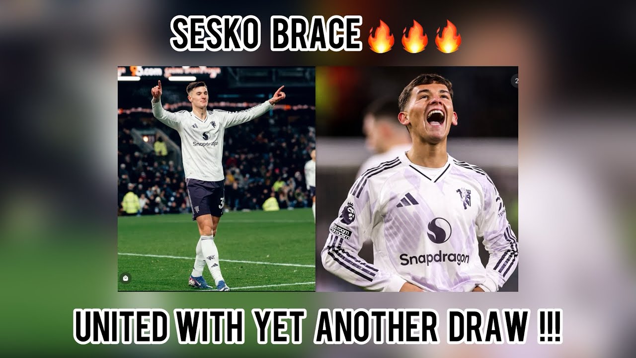 AMORIM GONE !!! UNITED YET WITH ANOTHER DRAW !!!