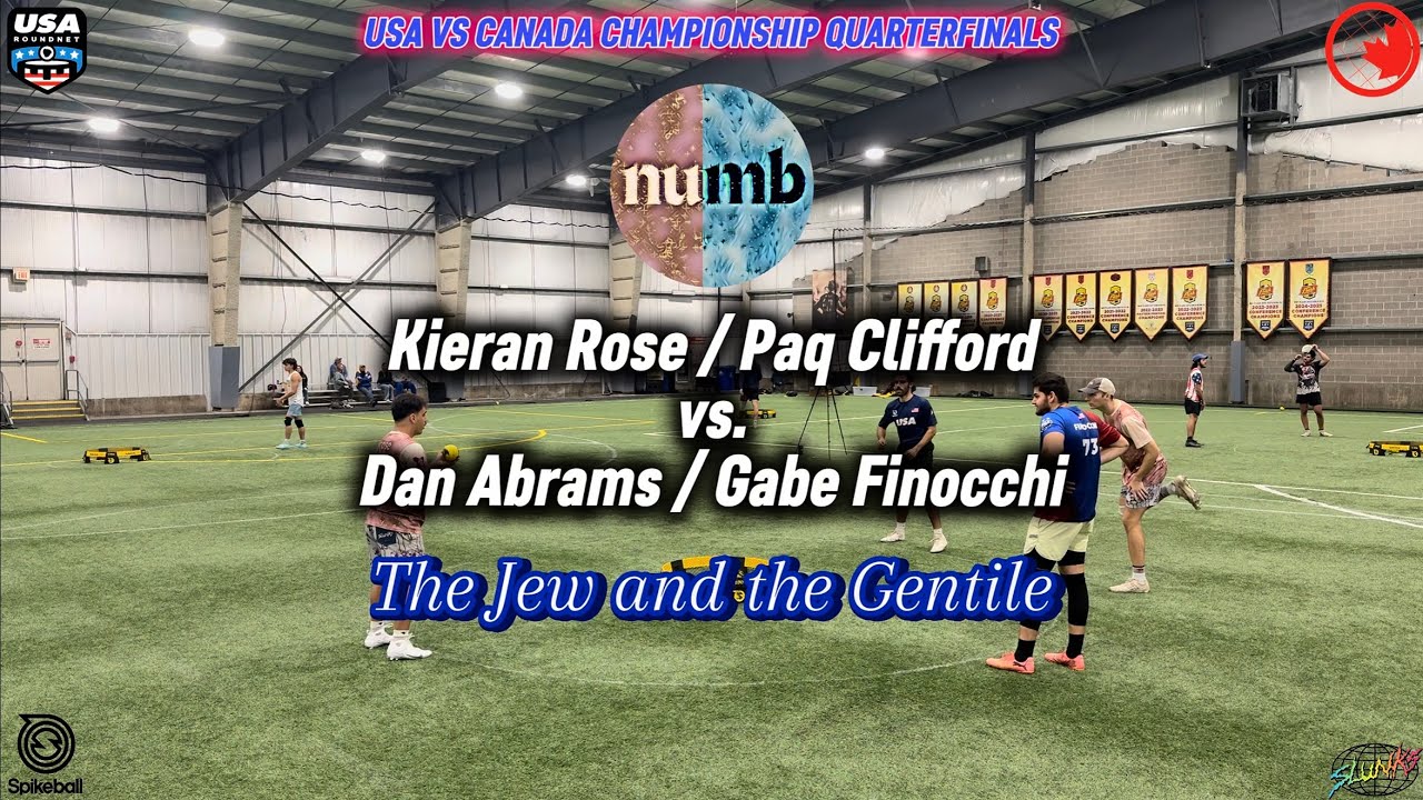 USA vs CAN Championship 2025 - Quarterfinals vs. Dan Abrams / Gabe Finocchi - Condensed w/ Stats