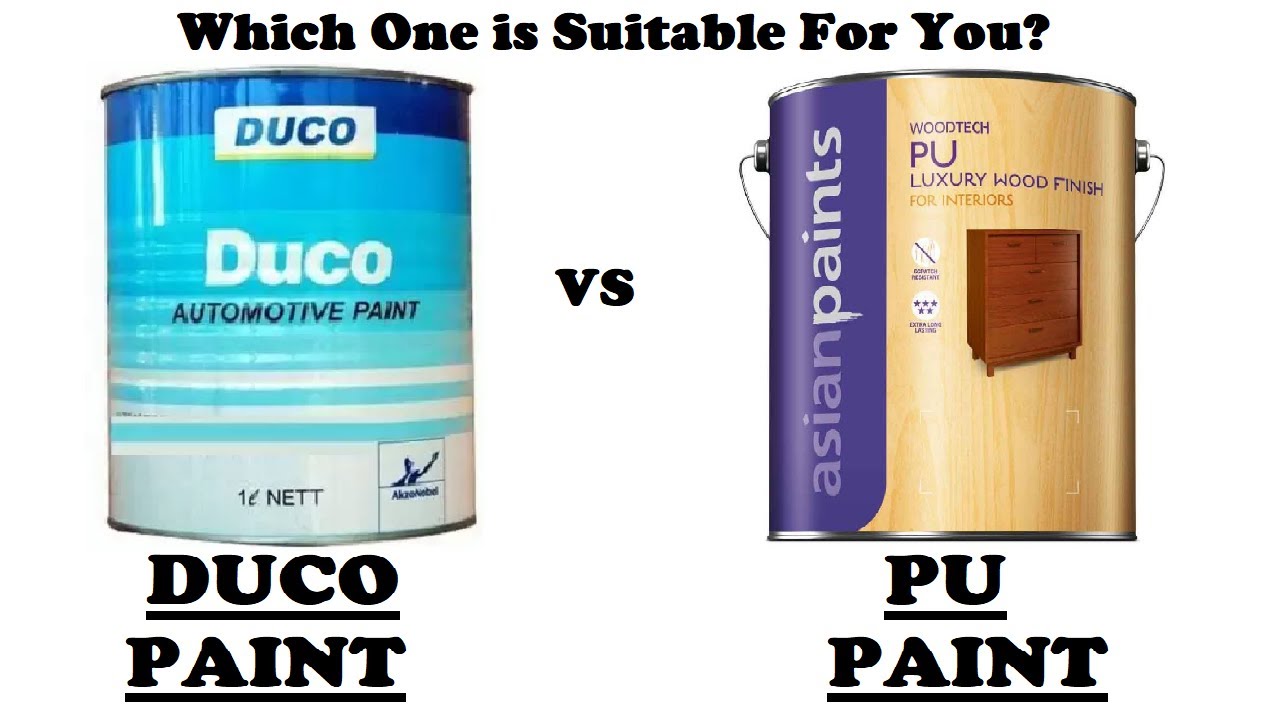 Duco Paint VS PU Paint (полиуретановая краска)