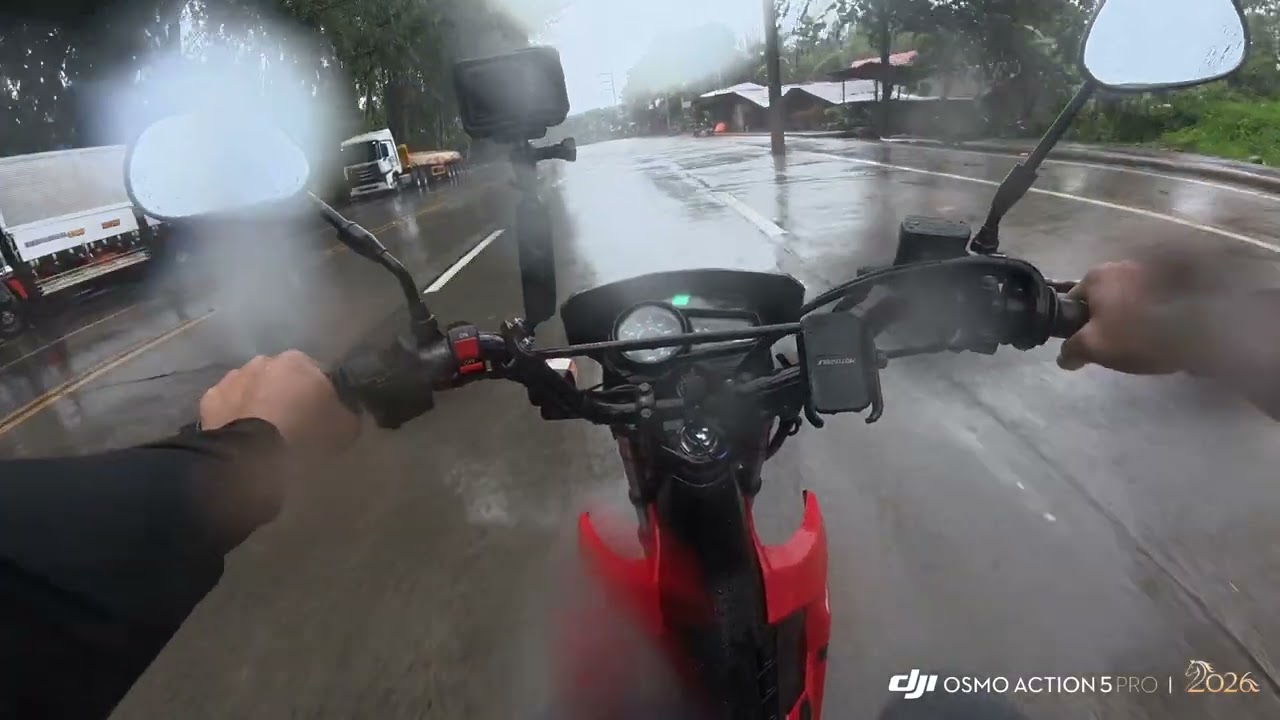 Rain with Osmo action5 pro