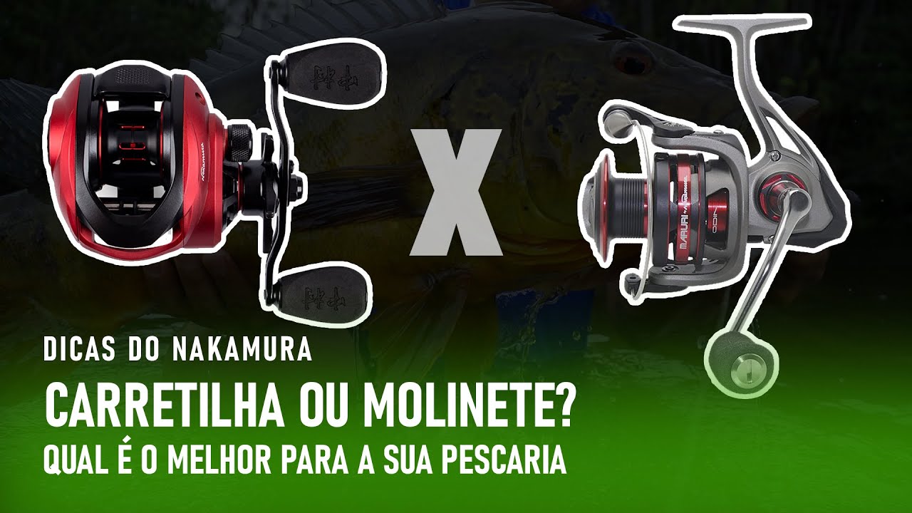 Carretilha ou Molinete, qual é a melhor opção para a sua pescaria?