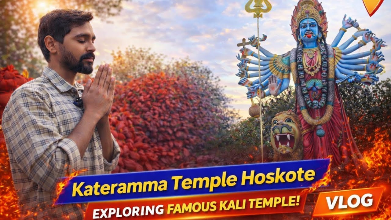Inside Kateramma Temple Hoskote 🔥 Powerful Kali Darshan 🙏. #apboyinkarnataka 